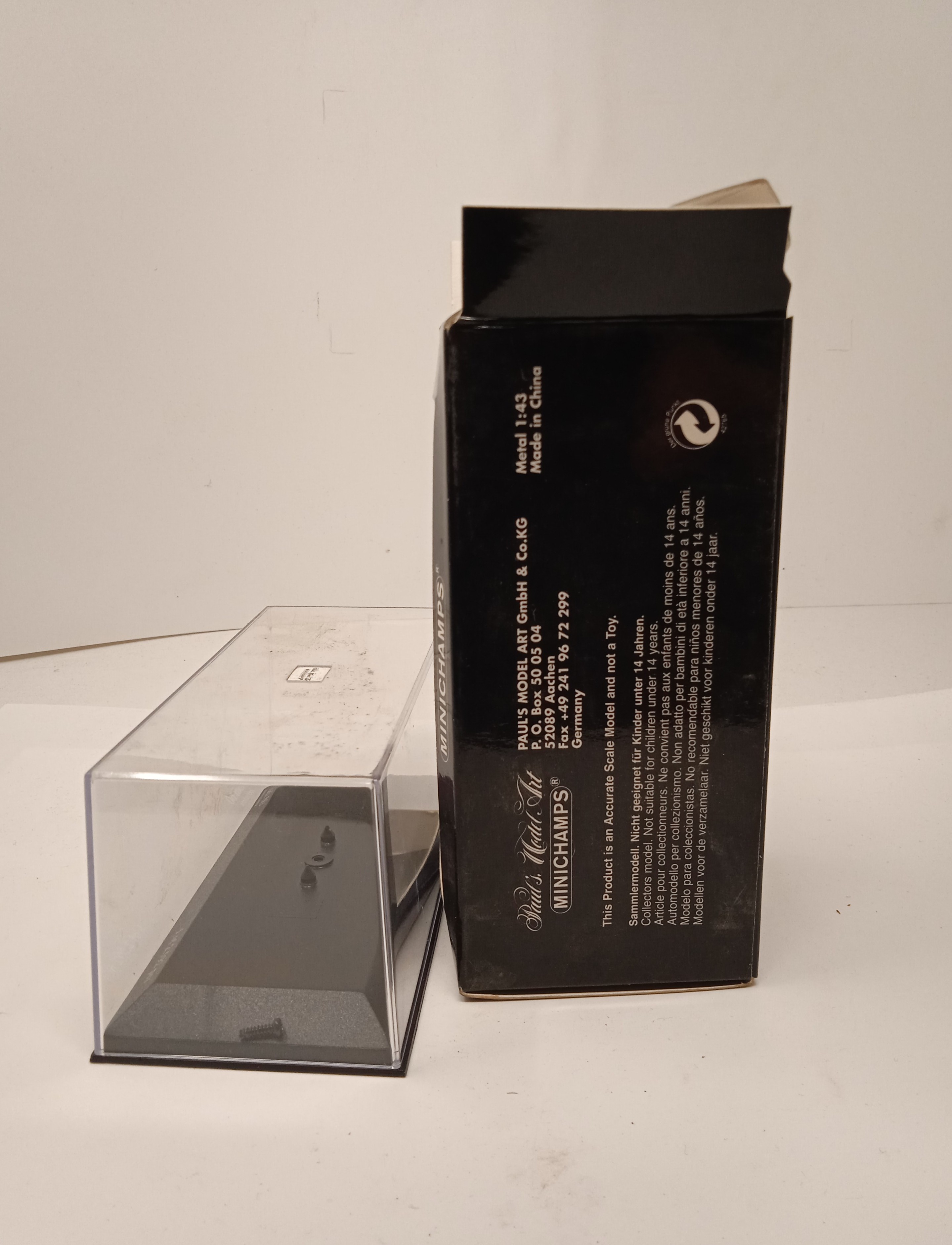 Empty Box 1:43 Scatola Vuota Originale a Scelta Vari Modelli Marca Minichamps - Foto 61 di 501